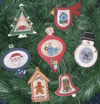 Waxing Moon Merry Minis II: Festive Ornaments cross stitch christmas ornament pattern