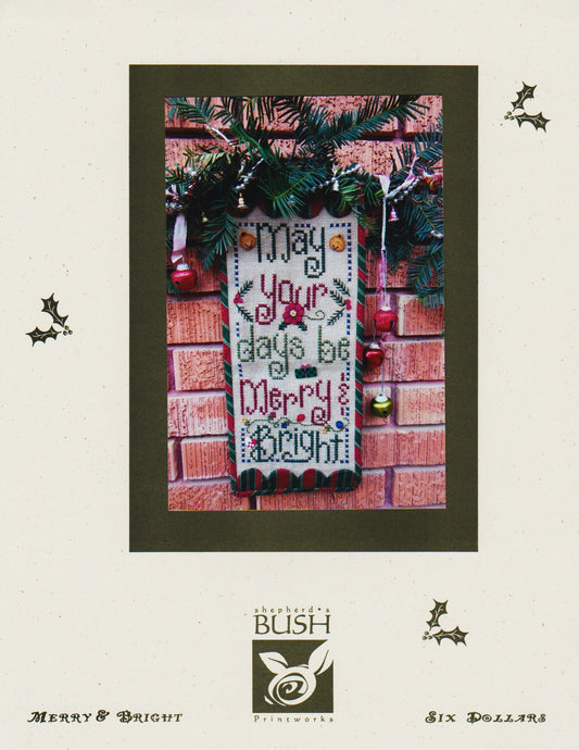 Shepherd's Bush Merry & Bright christmas cross stitch pattern