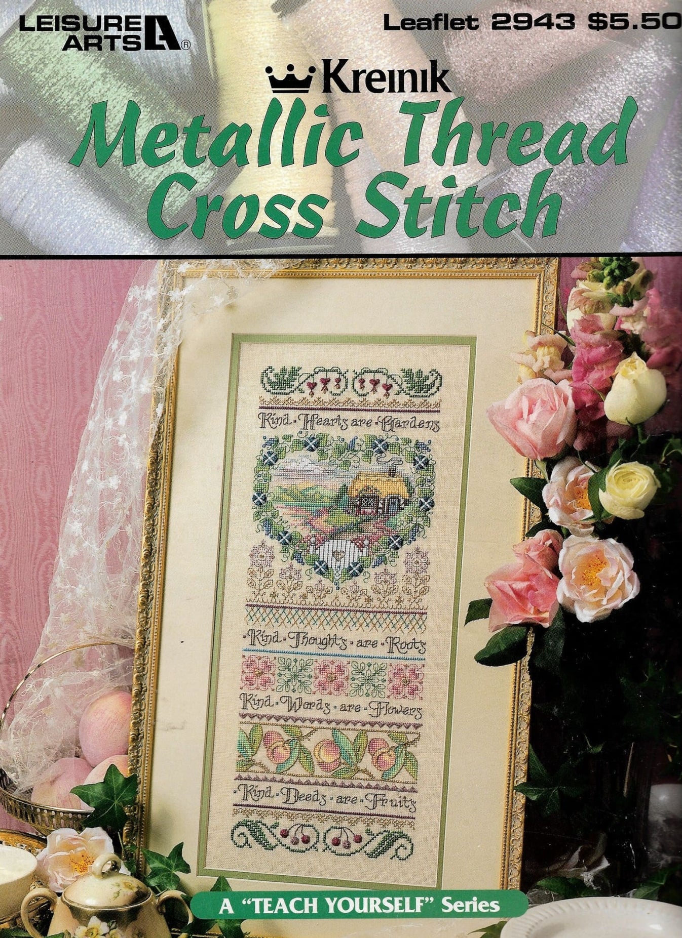 Metallic Thread Cross Stitch pattern Sandra's Stitch Stash