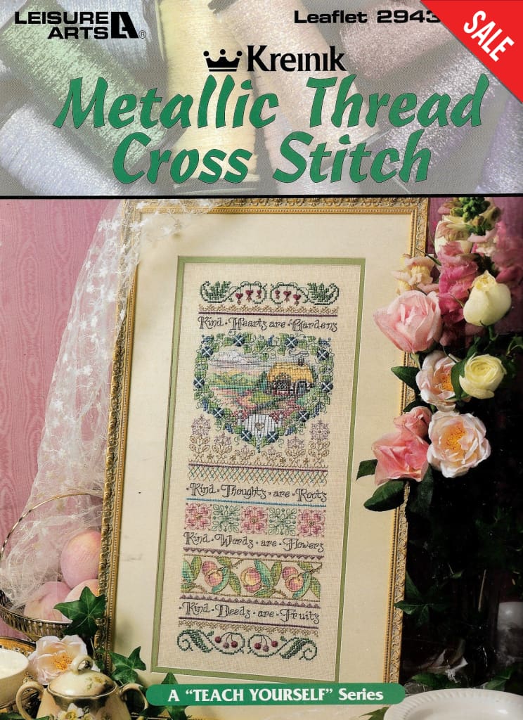 Leisure Arts Metallic Thread Cross Stitch 2943 cross stitch pattern