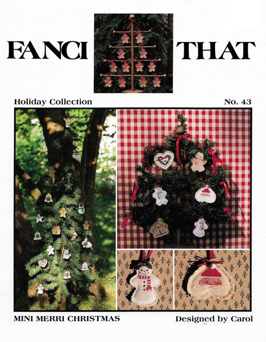 Fanci That Mini Merry Christmas 43 ornaments cross stitch pattern