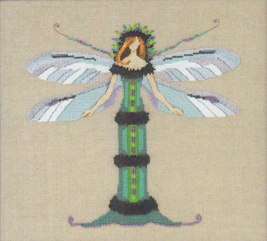 Mirabilia Miss Dragonfly NC257 Butterfly Misses cross stitch