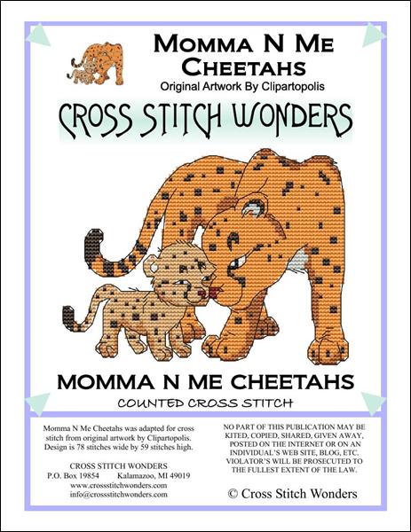 Momma N Me Cheetah pattern
