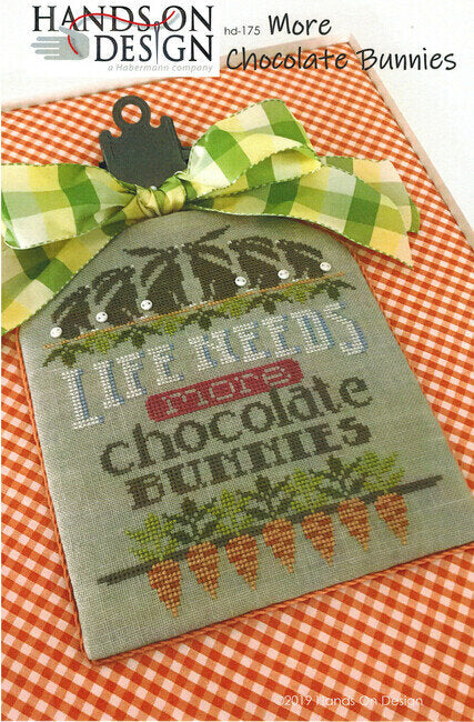 Hands On Design More Chocolate Bunnies HD-175 cross stitch pattern
