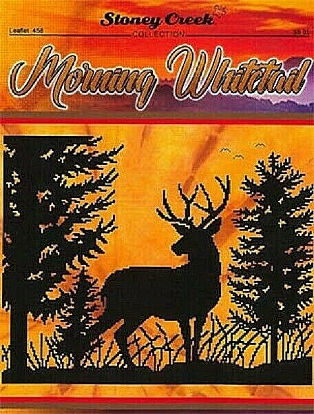 Stoney Creek Morning Whitetail LFT458 deer cross stitch pattern