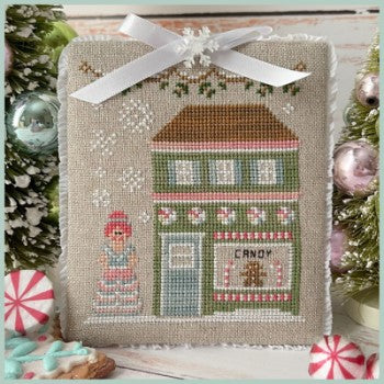 Country Cottage Needleworks Mother Ginger's Candy Store Nutcracker village 6 cross stitch pattern