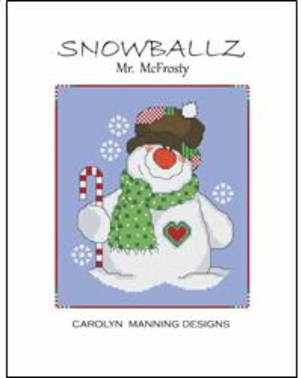 Carolyn Manning Mr. McFrosty snowman cross stitch pattern
