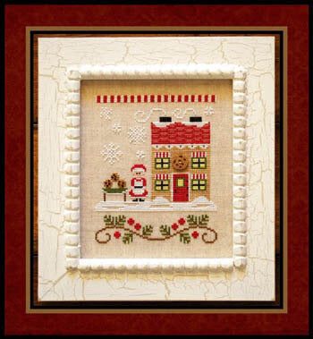 Country Cottage Needleworks Mrs. Claus' Cookie Shop  Santa's Village cross stitch pattern