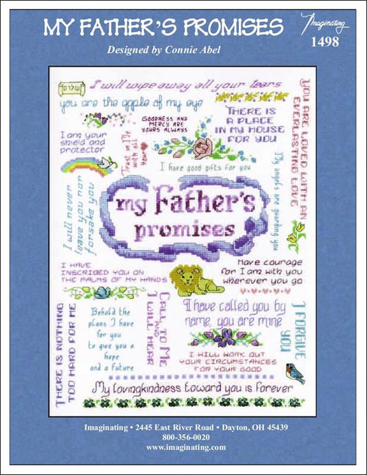 Imaginating My Father's Promises 1498 religious cross stitch pattern