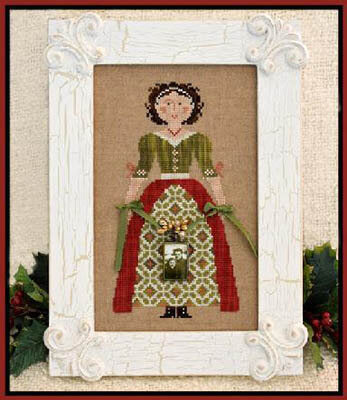 Little House Needleworks My Lady At Christmas cross stitch pattern