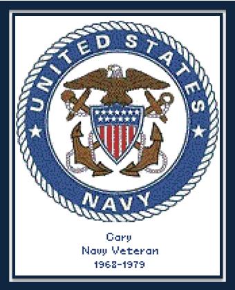 Cody Country NAVY Seal 119 patriotic cross stitch pattern