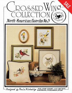 Crossed Wing Collection north American favorites 3 bird cross stitch patttern