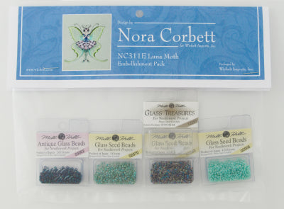 Nora Corbett Luna Moth NC311 Embellishment pack