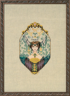 Mirabilia Nora Corbett Taurus Zodiac Girls NC329 cross stitch pattern