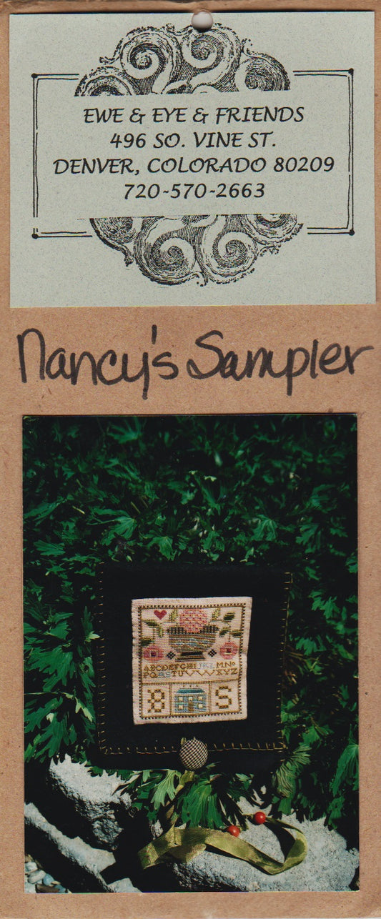 Ewe & Eye Nancy's Sampler cross stitch pattern