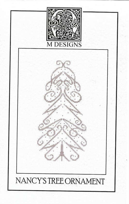 M Designs Nancy's Tree Ornament christmas cross stitch pattern
