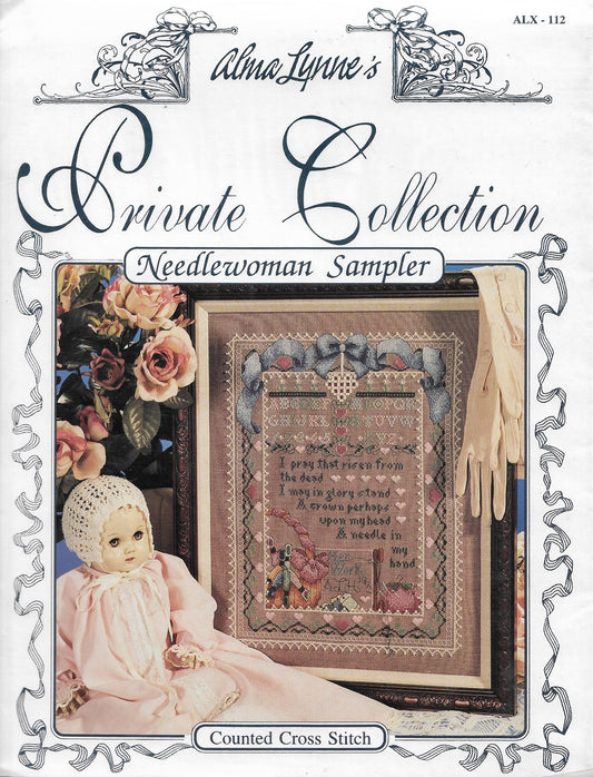Alma Lynne's Private Collection Needlewoman Sampler ALX-112 cross stitch pattern