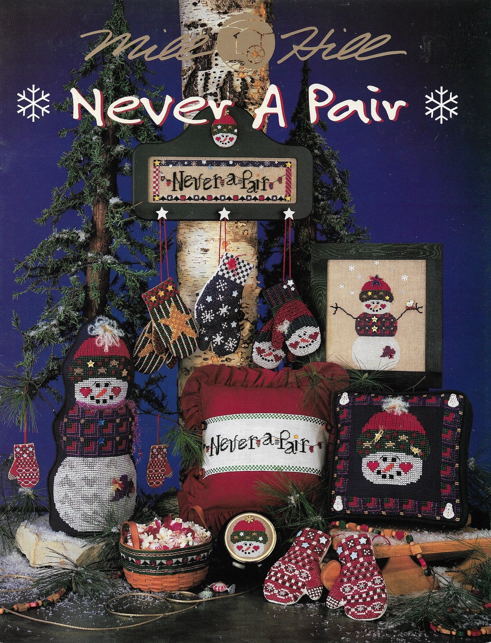 Mill Hill Never A Pair christmas cross stitch pattern