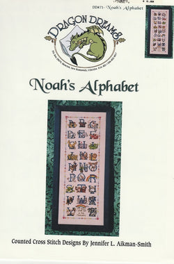 Dragon Dreams Noah's Alphabet DD71 cros stitch pattern