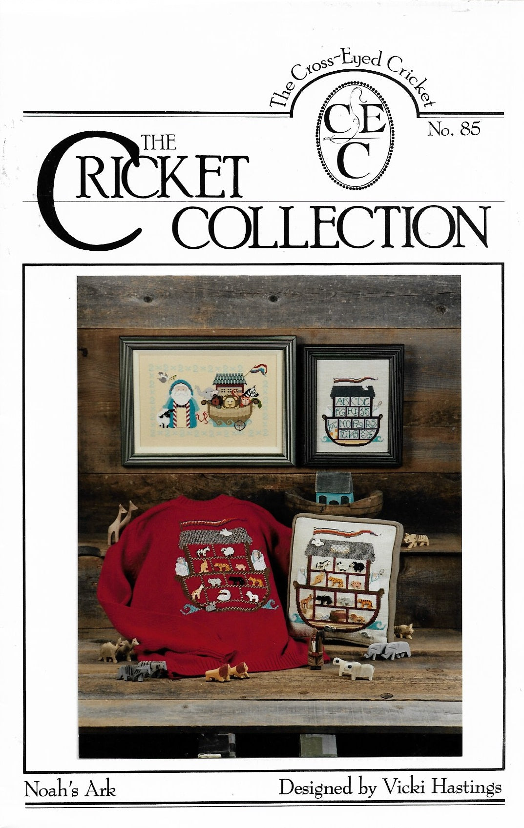 Cricket Collection Noah's Ark CC85 religious cross stitch pattern