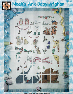 Graphworks Noah's Ark baby Afghan cross stitch pattern