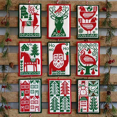 Prairie Schooler Nordic Holiday PS191 christmas cross stitch pattern