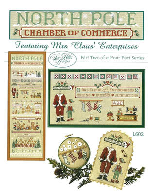 Sue Hillis Mrs. Claus' Enterprises, L602 christmas cross stitch pattern