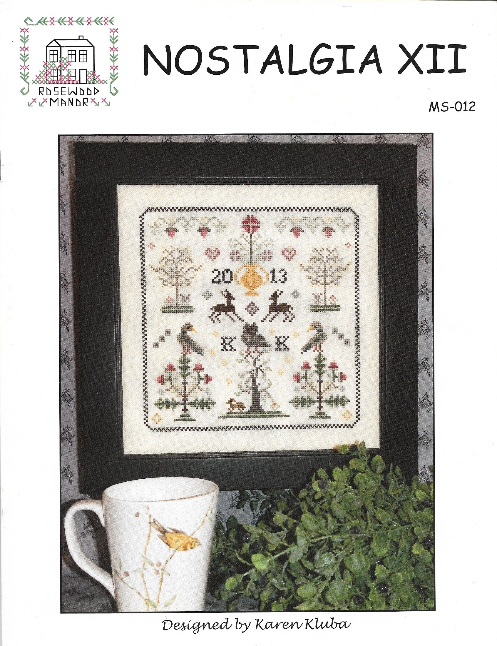 Rosewood Manor Nostalgia XII MS-012 cross stitch sampler pattern