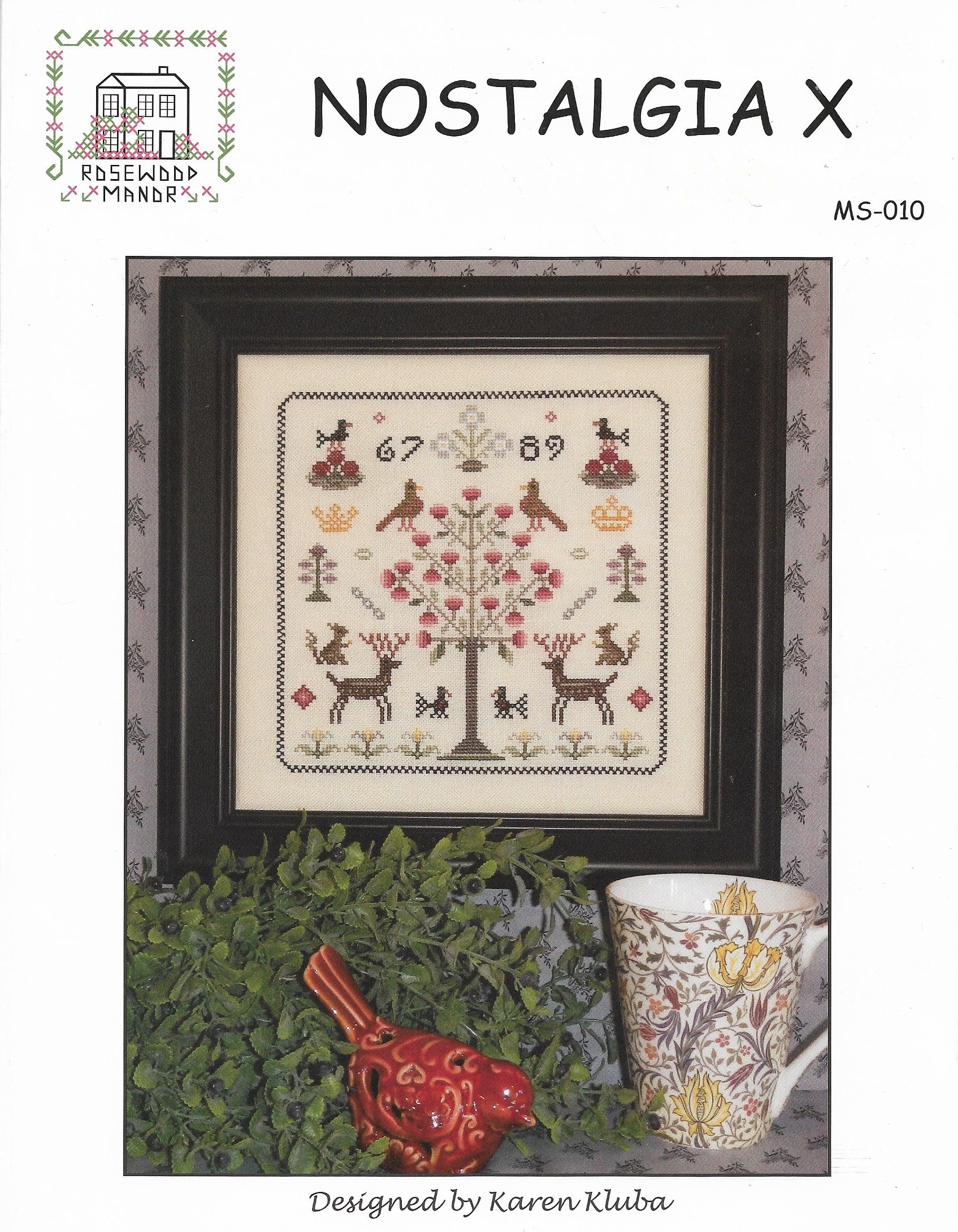 Rosewood Manor Nostalgia X MS-010 cross stitch pattern