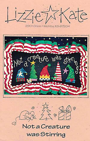 Lizzie Kate Not A Creature was Stirring LK023 christmas cross stitch pattern