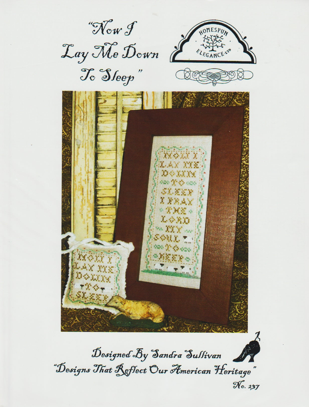 Homespun Elegance Now I Lay Me Down to Sleep 237 cross stitch pattern