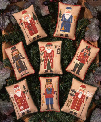 Prairie Schooler Nutcrackers PS59 christmas cross stitch pattern