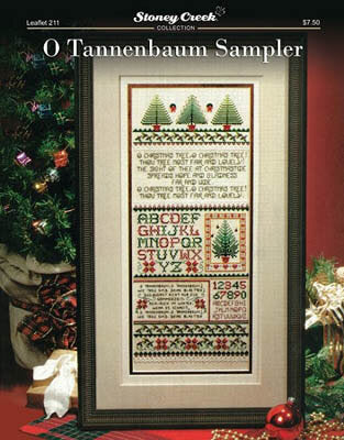 Stoney Creek O Tannenbaum Sampler LFT211 christmas cross stitch pattern