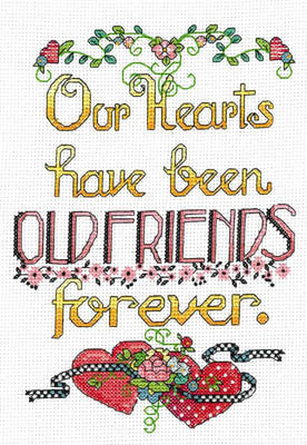 Imaginating Old Friends Forever cross stitch pattern