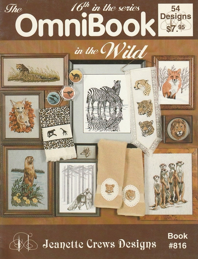 Jeanette Crews Omnibook in the Wild 816 cross stitch pattern