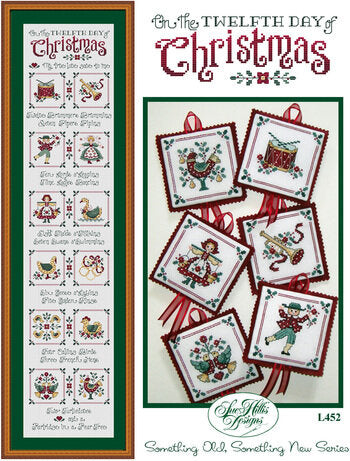 Sue Hillis On The Twelfth Day Of Christmas L452 cross stitch pattern