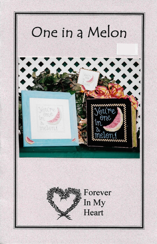 Forever in my Heart Once in a Melon cross stitch pattern