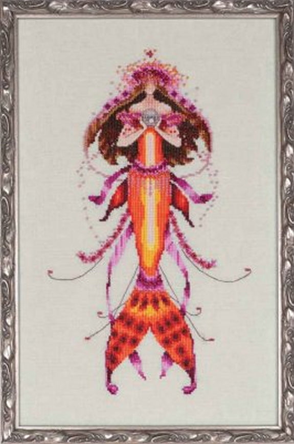 Mirabilia Ophelia's Pearl NC-191 mermaid cross stitch pattern