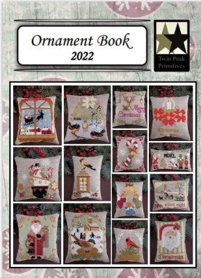 Twin Peak Primitives Ornament Book 2022 cross stitch pattern