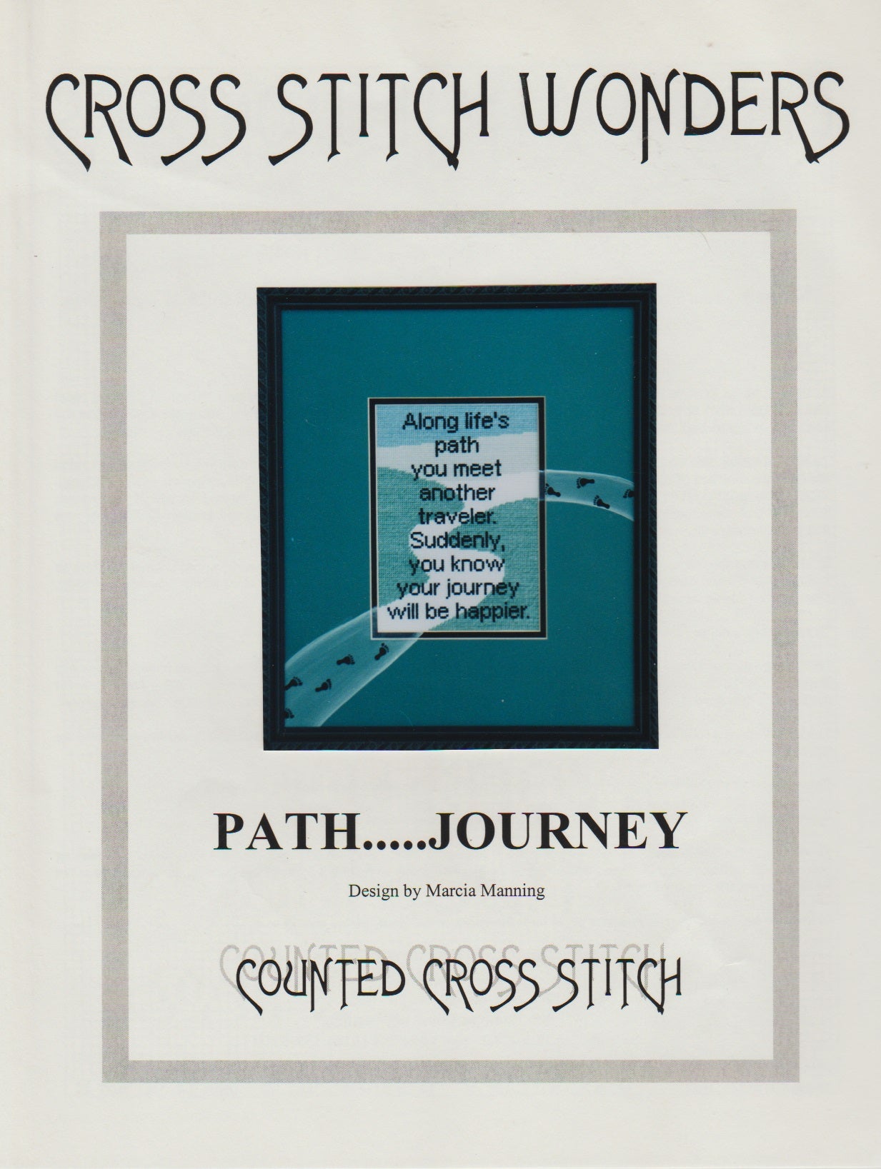 Cross Stitch Wonders Path.....Journey cross stitch pattern