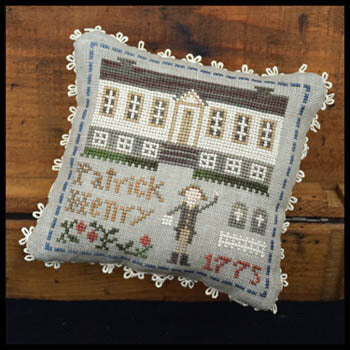 Little Hhouse Needleworks Patrick Henry cross stitch pattern