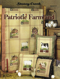 Stoney Creek Patriotic Farmland BK317 cross stitch pattern
