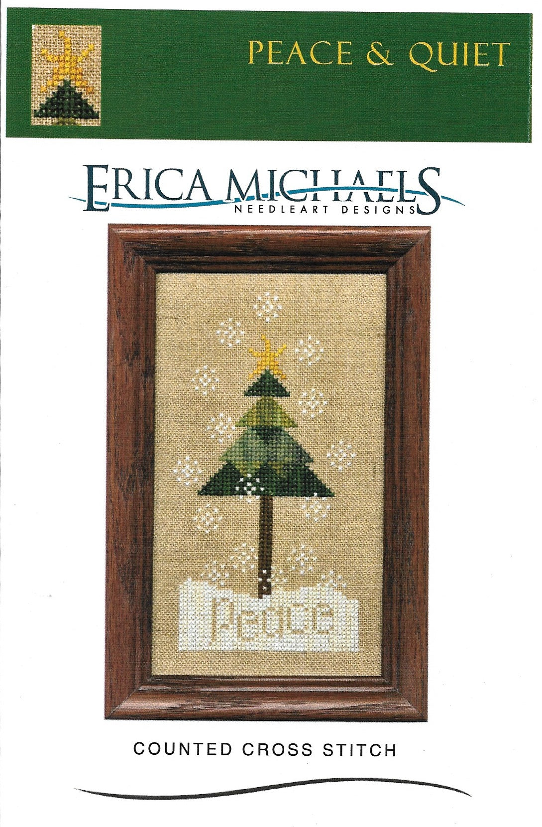 Erica Michaels Peace & Quiet christmas cross stitch pattern