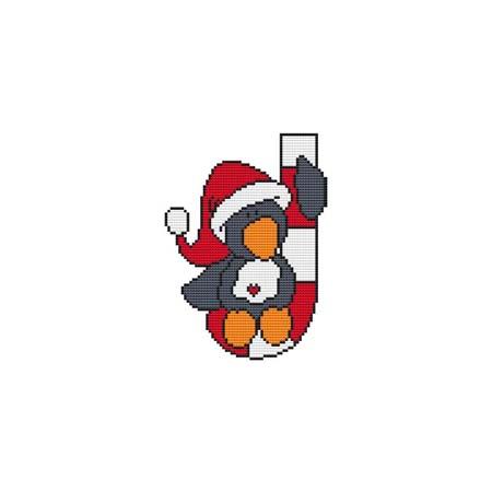 Penguin Candy Cane Critter pattern