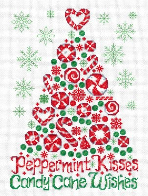 Imaginating Peppermint Kisses 3311 cross stitch pattern