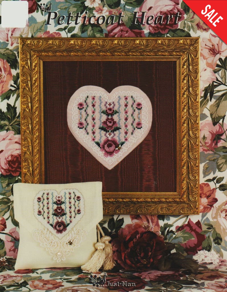 Just Nan Petticoat Heart JN084 cross stitch pattern