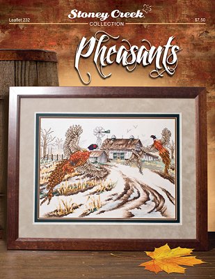 Stoney Creek Pheasants LFT232 cross stitch booklet