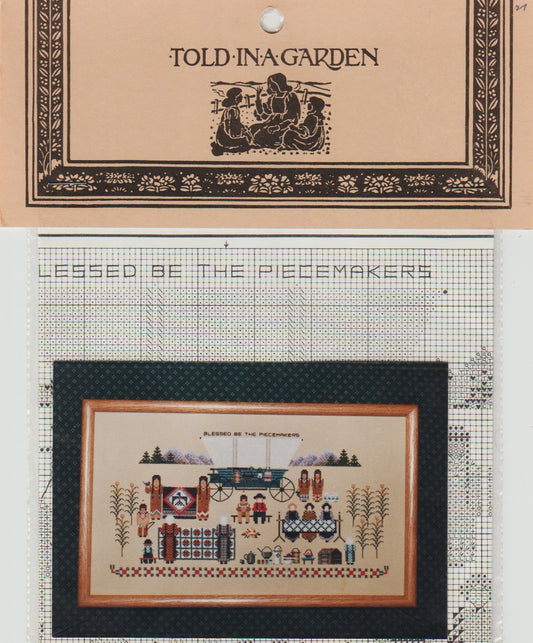 Told In A Garden Piecemakers I TG21 cross stitch pattern