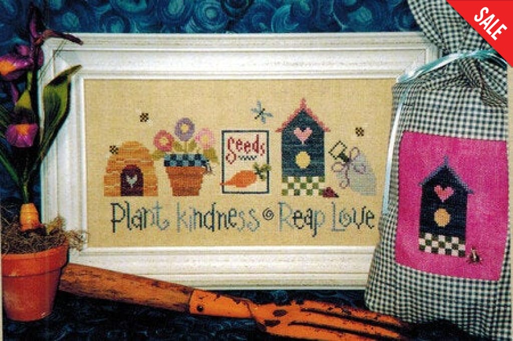 Lizzie Kate Plant Kindness Reap Love LK079 cross stitch pattern