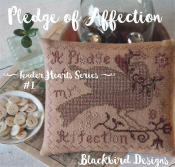 Blackbird Designs Pledge of Affection (Tender Heart Series 1) cross stitch pattern